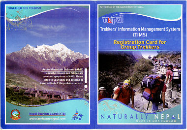 TIMS Card for Annapurna Trekking